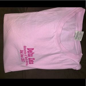 Large comfort colors Delta Zeta shirt!